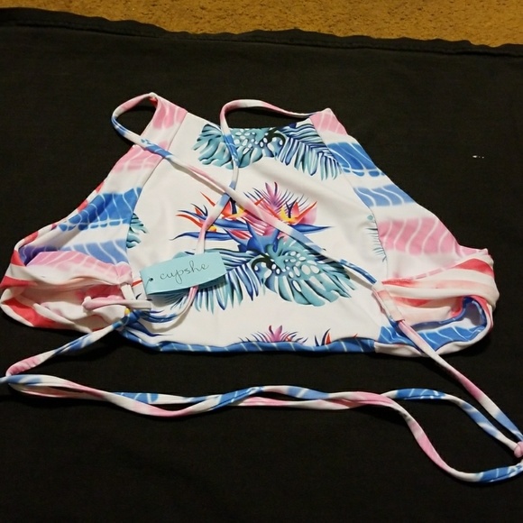 Reversible tie back halter bikini - Picture 3 of 3